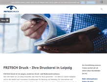 Tablet Screenshot of fritsch-druck.de